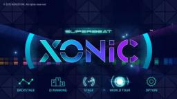 Superbeat: Xonic Title Screen